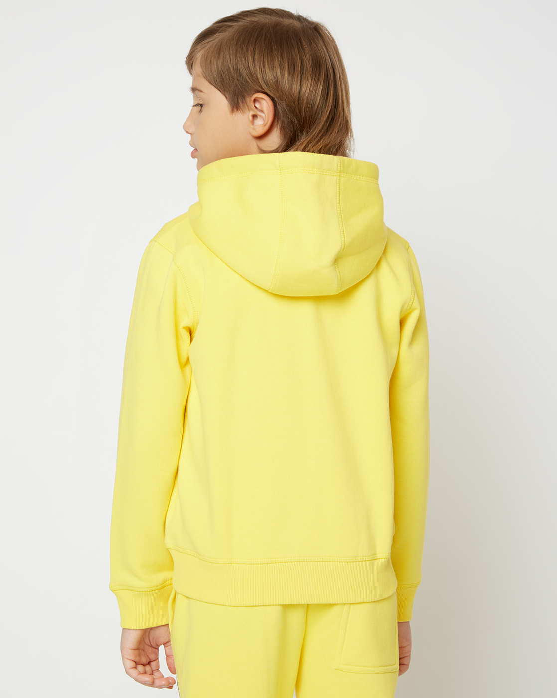 Gas Kids Boys Yellow Printed Sweatshirt